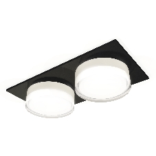 Комплект встраиваемого светильника Ambrella light XC7636043 SBK/FR/CL черный песок/белый матовый/прозрачный MR16 GU5.3 (C7636, N7160)