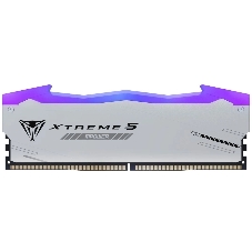 Оперативная память Patriot Viper Xtreme 5, DDR5, 48GB (2x24GB), 8000MHz, CL38, DIMM, с радиаторами, RGB, серебристый