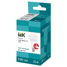 Лампа cветодиодная IEK LLE-R50-5-230-40-E14 ECO R50 рефлектор 5Вт 230В 4000К E14