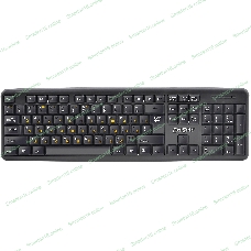 Клавиатура проводная ExeGate Professional Standard LY-331L2 (USB, полноразмерная, влагозащищенная, 104кл., Enter большой, длина кабеля 2,2м, черная, Color Box)