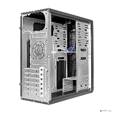 Компьютерный корпус Miditower ExeGate EX283215RUS CP-603UB Black, ATX, (CP350W, 80мм), 2*USB+2*USB 3.0, Audio, замок блокировки кнопки питания