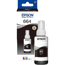 Чернила Epson 664 C13T664198 (аналог C13T66414A) черный 70мл для Epson L100