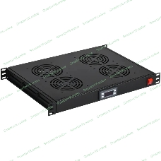 Модуль вентиляторный ITK 19 дюймов 1 юнит 4 вентилятора с цифровым термостатом