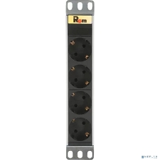 Блок силовых розеток Rem Rem-10, Shuko х 4, вход IEC 320 C14, 10