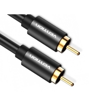 Кабель Vention аудио RCA M/RCA M - 1м черный