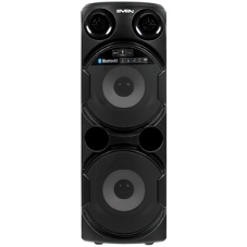 Колонка АС SVEN PS-750, черный (80 Вт, TWS, Bluetooth, FM, USB, microSD, LED-дисплей, 2х4400мА*ч)