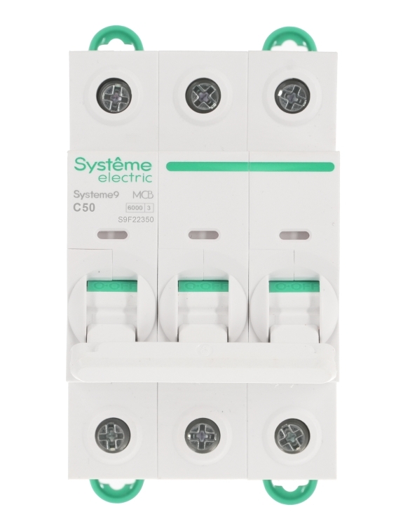 Автоматический выключатель Systeme Electric S9F22350 Systeme9 C 50A 3P 6kA 400В