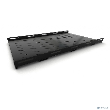 Полка стационарная усиленная Hyperline TSH3H-850-RAL9004 глубина 850 мм, с боковым креплением, нагрузка до 100 кг, для шкафов серии TTB, TTBR, 485х850мм (ШхГ), цвет черный (RAL 9004)