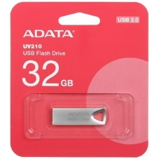 Флешка USB ADATA UV210 (AUV210-32G-RGD), 32Gb, USB 2.0, R/W 15/5, золотистый