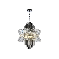 Люстра Ambrella light LH41020/12 BK/CL черный/прозрачный E14*12 max 40W D560*660