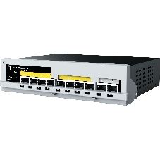 Коммутатор Netis ST110GHPDI-2G-130, 8×100 Мбит/с PoE+ + 2×1 Гбит/с, неуправляемый