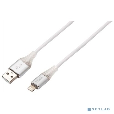 Кабель Filum USB 2.0, 1 м., 2 А, индикатор заряда, разъемы: USB A male - Lightning male, пакет. (FL-CPro-U2-AM-LM-1M-L1)