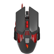 Мышь проводная Acer Nitro OMW302 черный, 7200 dpi, USB, кнопки - 7