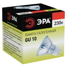 Лампа галогенная ЭРА GU10-JCDR (MR16) -35W-230V(10/200/4800)