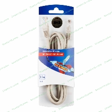 Пaтч-корд U/UTP Rexant, cat.5e, RJ45-RJ45, неэкранированный, PVC серый, 1,5м