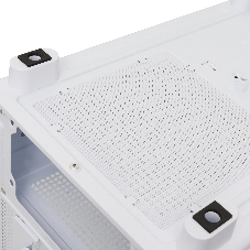 Компьютерный корпус HSPD F510, Panoramic Mid Tower, белый, TG, 0.5 SPCC, 3x120мм ARGB ATX, mATX, mITX 180/280/160мм 1x2.5