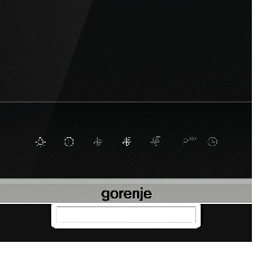 Вытяжка наклонная Gorenje WHI649X21P черный/серебристый, 60 см, 740 куб. м/ч, 67 дБ