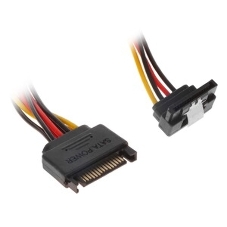 Кабель питания-разветвитель Vention SATA 15pin M/2 x SATA 15pin F угол 90 - 0.15м KDBBB