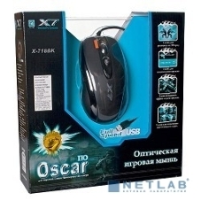 Мышь проводная A4Tech X-718BK черный, 3000 dpi, USB, кнопки - 7