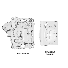 Комплект механизма электрической розетки ALFA Шампань 2USB A+C 20W (быстрая зарядка) с/з QUANT (AP6100, VM160) MA610010