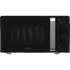 Микроволновая печь Vitek VT-MW1020 черный, 20 л, 700 Вт, переключатели — поворотный механизм