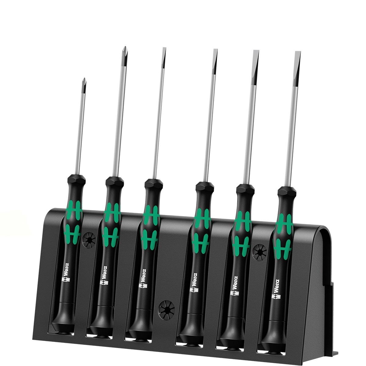 Набор отверток WERA WE-118152  для электронщиков + подставка 6 предметов