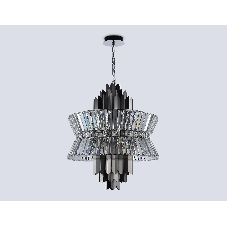 Люстра Ambrella light LH41020/12 BK/CL черный/прозрачный E14*12 max 40W D560*660
