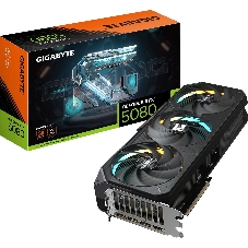 Видеокарта GIGABYTE GeForce RTX 5080 Gaming OC, 16 GB GDDR7, 256 bit, 3xDisplayPort, HDMI, GPU 2617 MHz