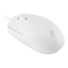 Мышь проводная Oklick 147M белый, 2000 dpi, USB, кнопки - 4