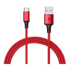 Кабель USB Xiaomi Mi Braided USB Type-C Cable SJX10ZM 100 см красный