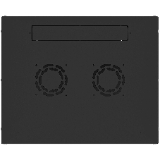 Шкаф коммутационный NTSS Lime (NTSS-WL6U5545GS-BL) настенный 6U 550x450 мм пер. дв. стекл несъемн. бок. пан. 30 кг черный 370 мм 9.6 кг 110 град. 370 мм IP20 сталь