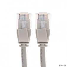 Патч-корд U/UTP Rexant cat.6a (10G), RJ45-RJ45, неэкранированный, 28AWG, LSZH, серый, 1 м