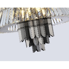 Люстра Ambrella light LH41020/12 BK/CL черный/прозрачный E14*12 max 40W D560*660