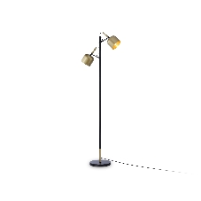 Светильник Ambrella light TR97125/2 GD/BK золото/черный E27*2 max 40W D130*223*1460