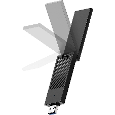 Сетевой адаптер Wi-Fi Cudy WU6500 BE6500 USB 3.0 (ант.внеш.несъем.) 2ант.