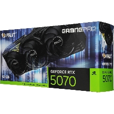 Видеокарта Palit GeForce RTX 5070 GamingPro, 12 GB GDDR7, 192 bit, 3xDisplayPort, HDMI, GPU 2325 MHz