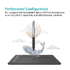 Планшет для рисования Huion Inspiroy H950P USB черный