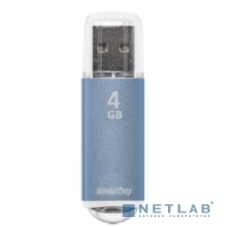 Флешка USB Smartbuy V-Cut Blue (SB4GbVC-B), 4Gb, USB 2.0, R/W 25/15, голубой