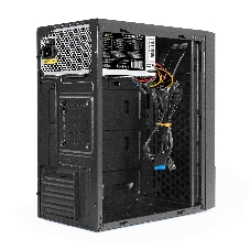 Компьютерный корпус Minitower ExeGate BAA-114U2-UNS500 (mATX, БП UNS500 с вент. 12см, 1хUSB+2хUSB 3.0, аудио, черный)