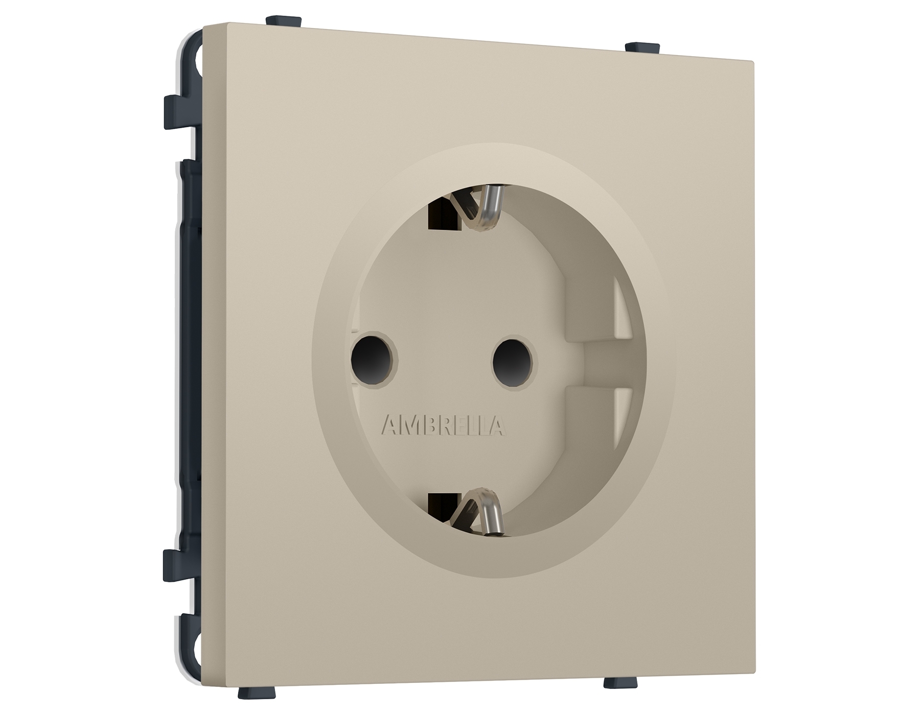 Комплект механизма электрической розетки SIGMA Кашемир 50Hz 2P+E с/з с/ш 16A-250V QUANT PRO (SP3470, PR141)