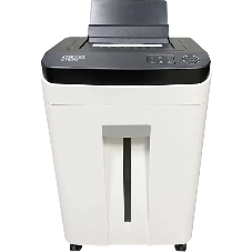 Шредер Office Kit SA150M (1,9х15) белый с автоподачей (секр.P-5) фрагменты 150лист. 22лтр. скобы