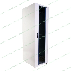 Шкаф телекоммуникационный напольный ЭКОНОМ 42U (600 800) дверь стекло, дверь металл