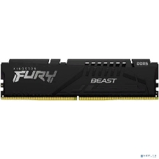 Оперативная память Kingston Fury Beast, DDR5, 32GB (1x32 GB), 6000 MHz, CL36, DIMM, радиатор, черный