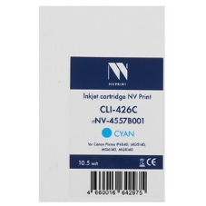 Картридж струйный NVPrint CLI-426C (NV-4557B001) Cyan для Canon Pixma iP4840, MG5140, MG6140, MG8140 (10.5 мл) совместимый
