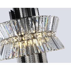 Люстра Ambrella light LH41020/12 BK/CL черный/прозрачный E14*12 max 40W D560*660