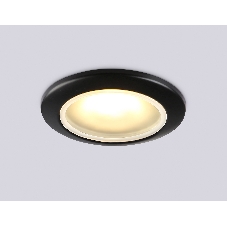 Светильник Ambrella light TN111 BK черный IP44 GU5.3 D93*33