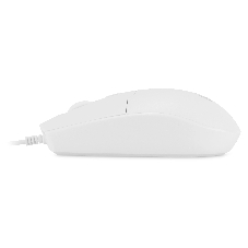 Мышь проводная Oklick 147M белый, 2000 dpi, USB, кнопки - 4