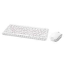 Комплект клавиатура+мышь Gembird KBS-7001-RU беспроводной, USB, 1600 DPI, белый
