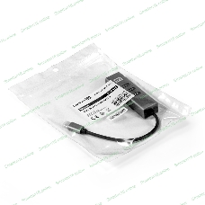 USB-концентратор ExeGate DUB-4TC (кабель-адаптер USB Type C --> 4xUSB3.0, Plug&Play, серебристый)