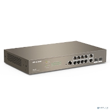 Коммутатор управляемый IP-COM G5312F L3, 12 портов, 10х1 Гбит/с, Base-X SFP 2х1 Гбит/с, настольный